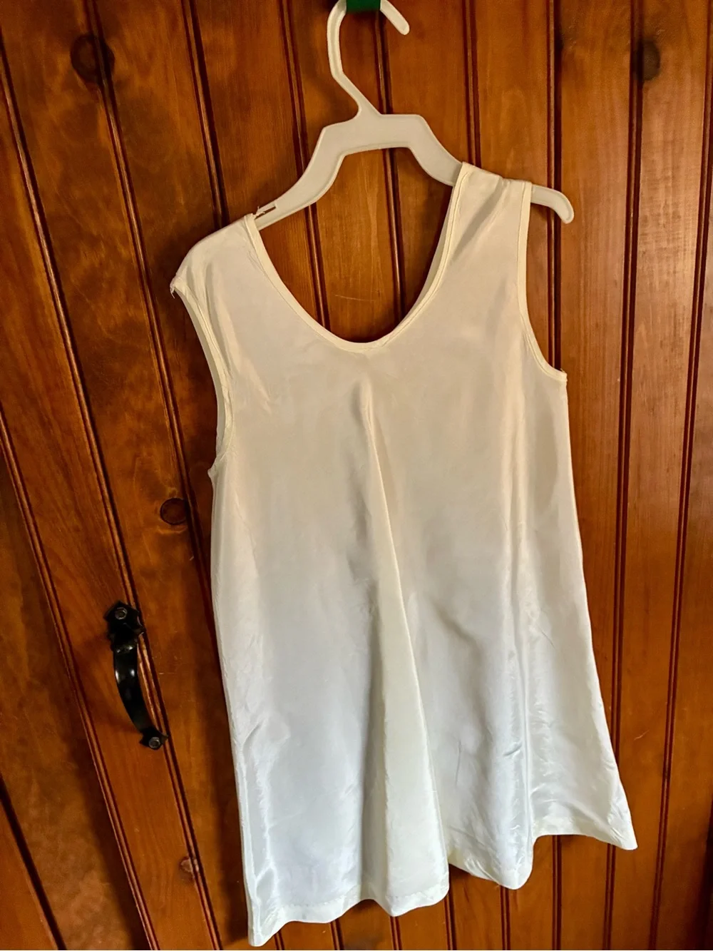 Vintage girls' size8 white dress with floral embroidery,Slip and veil.